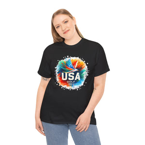 USA 2024 Go United States Golf 2024 Games Golf 2024 USA Tshirts Shirts for Women Plus Size