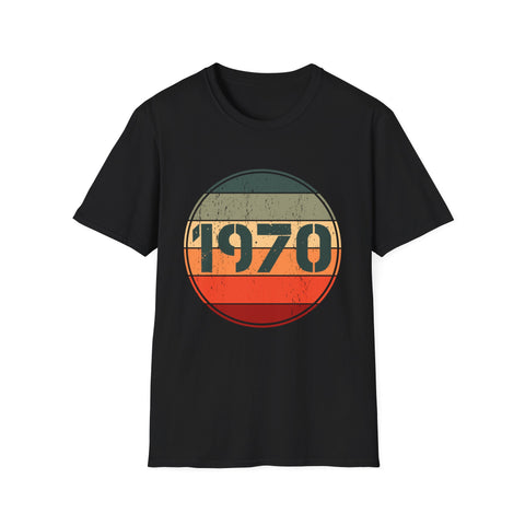 Vintage 1970 Birthday Shirts for Men Funny 1970 Birthday Mens Shirts