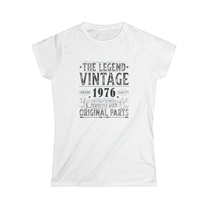 Vintage 1976 TShirt Women Limited Edition BDay 1976 Birthday Womens Shirts