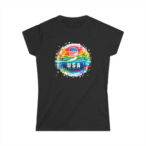 USA 2024 United States Athlete American Swimming 2024 USA Womens Shirts