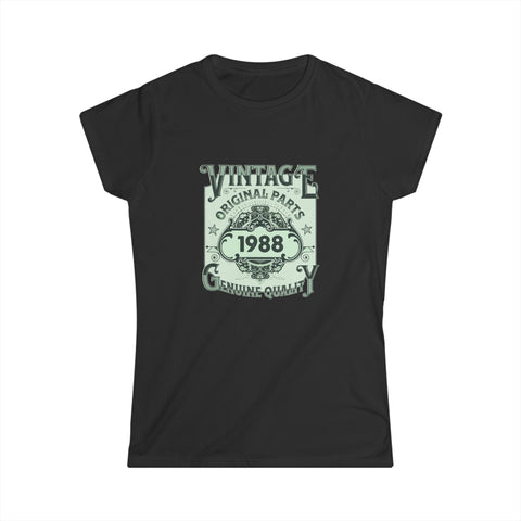 Vintage 1988 TShirt Women Limited Edition BDay 1988 Birthday Womens T Shirts