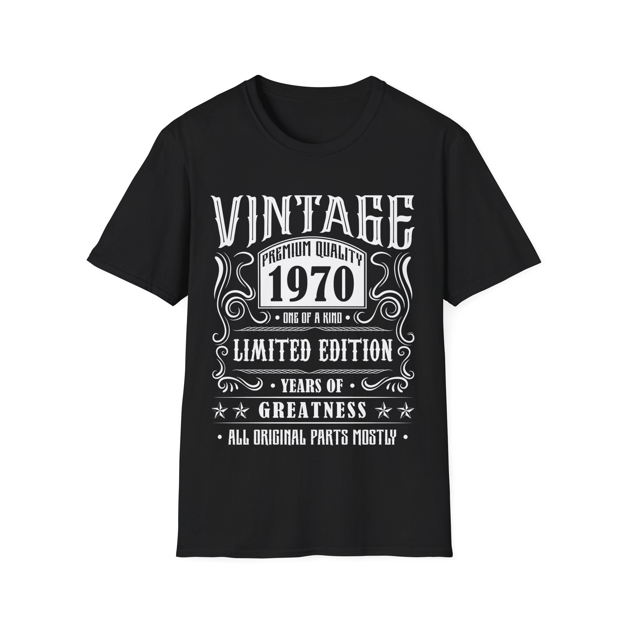 Vintage 1970 T Shirts for Men Retro Funny 1970 Birthday Mens Shirts
