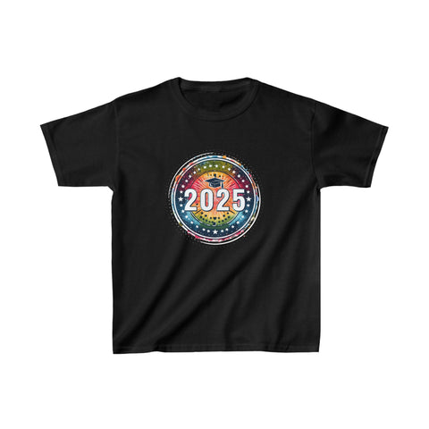 Class of 2025 Grow With Me First Day of School T Shirts for Boys