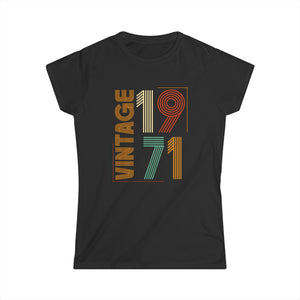 Vintage 1971 TShirt Women Limited Edition BDay 1971 Birthday Women Shirts