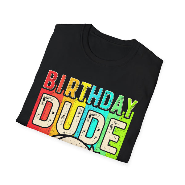 Perfect Dude Birthday Boy Basketball Birthday Dude Birthday Gift Men Dude Mens Tshirts