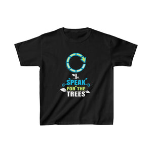 Nature Shirt I Speak For The Trees Save the Planet Boy Shirts