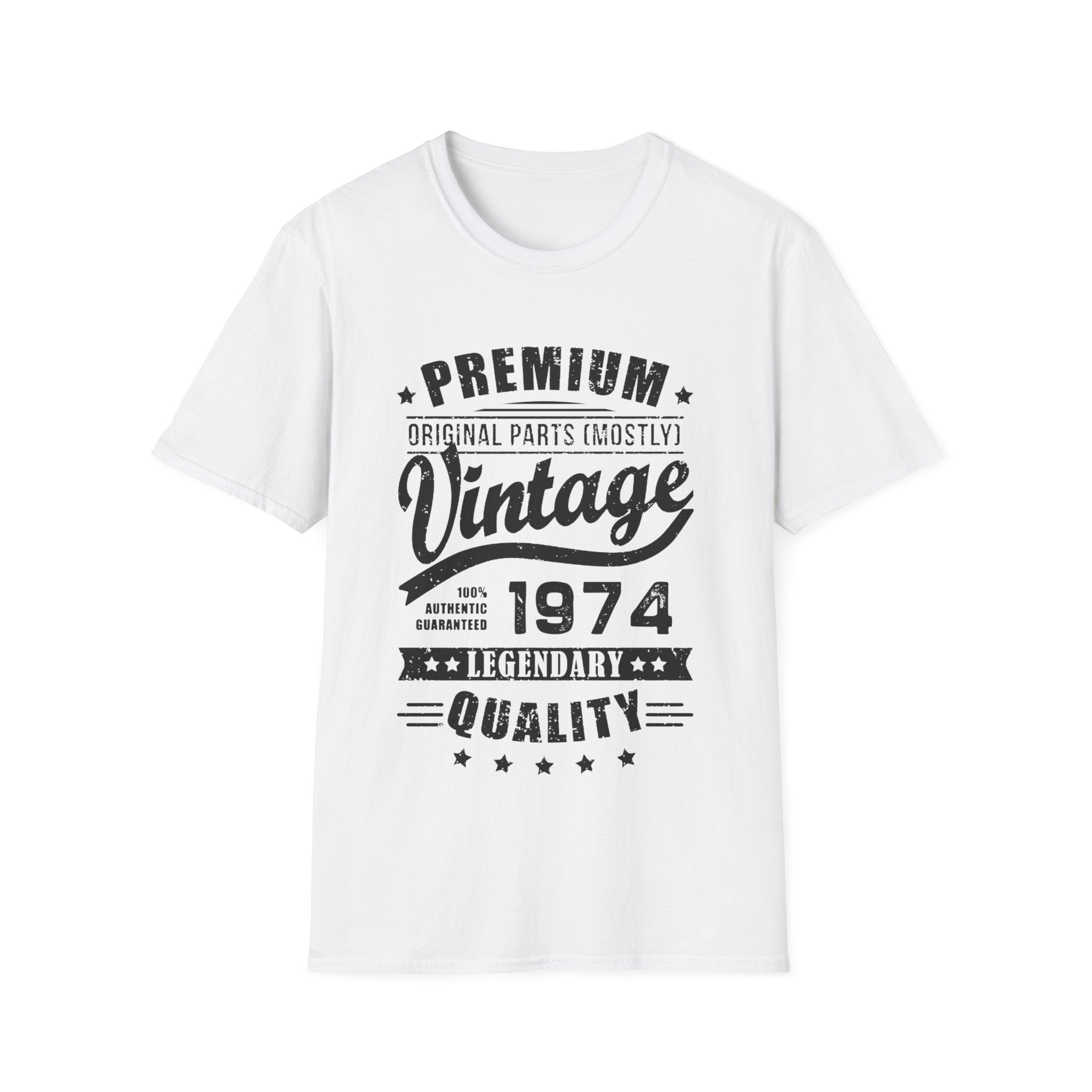 Vintage 1974 T Shirts for Men Retro Funny 1974 Birthday Shirts for Men