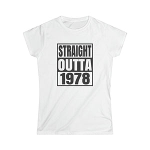 Vintage 1978 TShirt Women Limited Edition BDay 1978 Birthday Womens Shirt