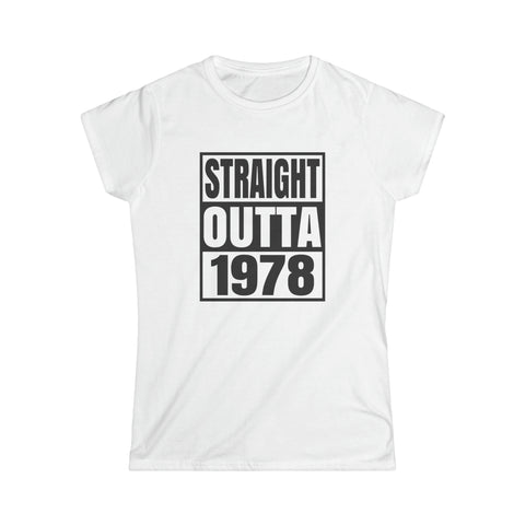 Vintage 1978 TShirt Women Limited Edition BDay 1978 Birthday Womens Shirt