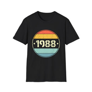 Vintage 1988 Birthday Shirts for Men Funny 1988 Birthday Mens Shirt