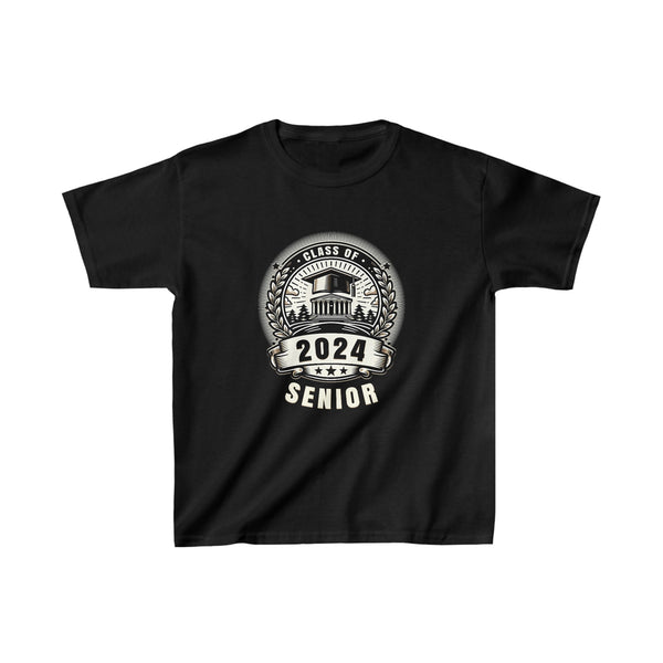 Senior 2024 Class of 2024 Graduation First Day Of School Girls Tshirts