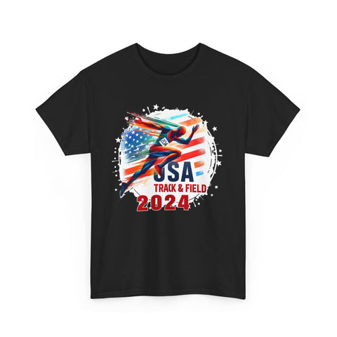 USA 2024 Go United States Running American Sport 2024 USA Shirts for Men Plus Size Big and Tall