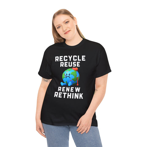 Peace Love Recycle Earth Day Funny Quote Teachers Recycle Womens Plus Size Tops