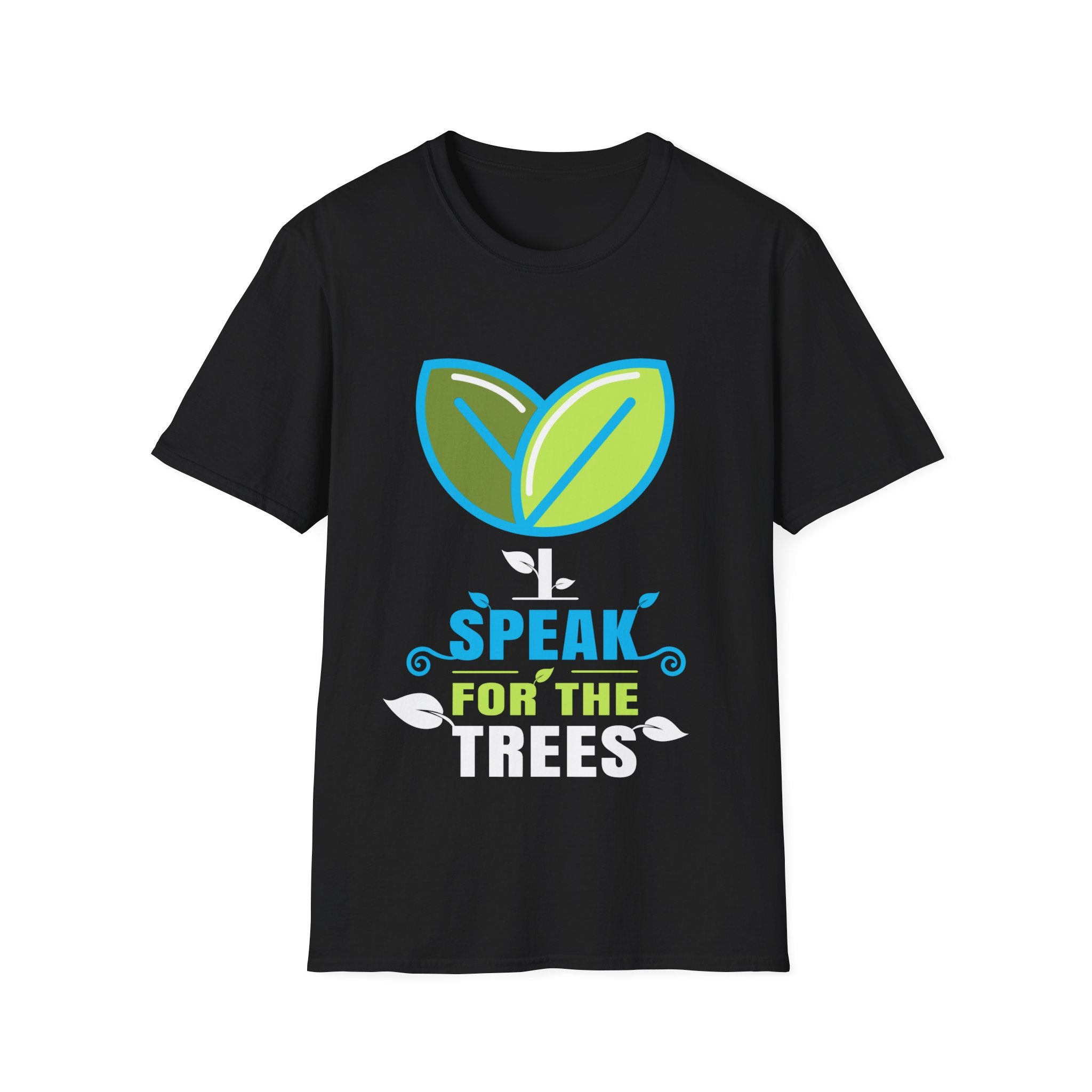 I Speak For Trees Planet Save Earth Day Graphic Mens Tshirts