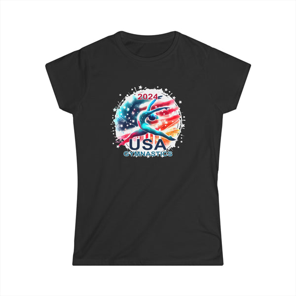 USA 2024 Games United States Gymnastics America 2024 USA Womens Shirts