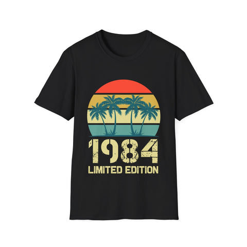 Vintage 1984 Birthday Shirts for Men Funny 1984 Birthday Mens T Shirts