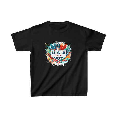 USA 2024 Go United States American Sport Golf 2024 Golf Girls Shirts