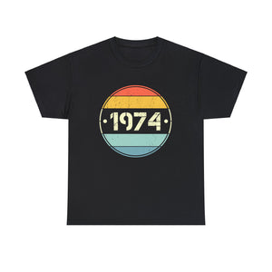 Vintage 1974 Birthday Shirts for Men Funny 1974 Birthday Mens Tshirts for Men Big and Tall