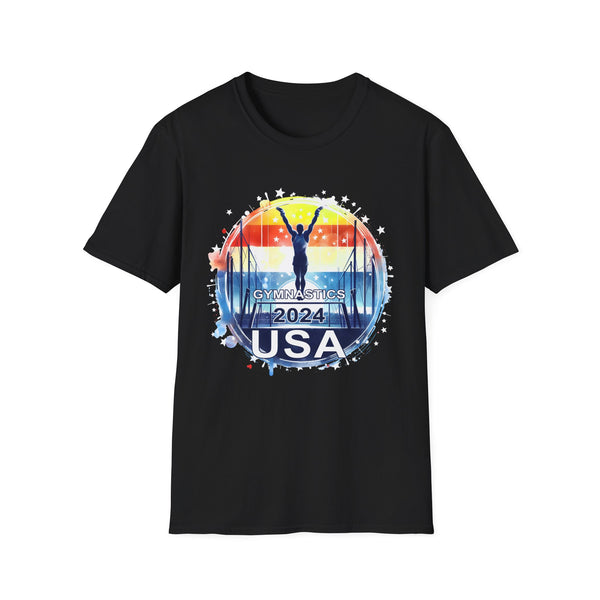 USA 2024 Games United States Sport 2024 USA Mens Gymnastics Mens T Shirts