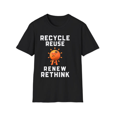 Activism Environment Reuse Renew Rethink Environmental Crisis Mens T Shirt