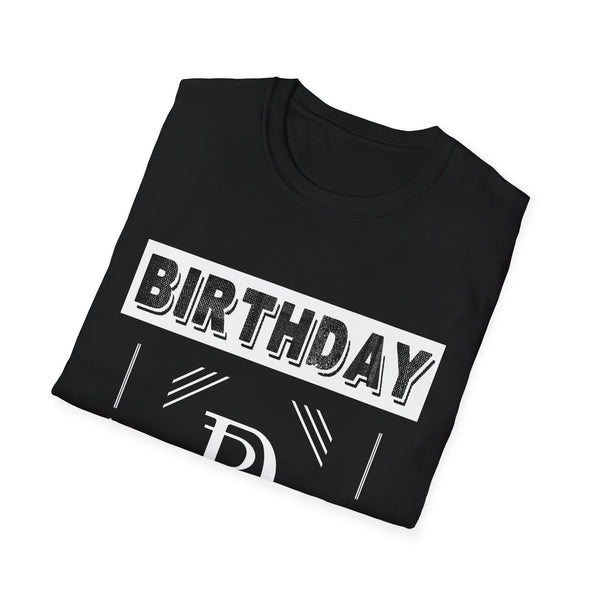 Birthday Dude Graphic Novelty Perfect Dude Merchandise for Men Dude Mens Shirt
