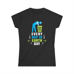 Earth Day Everyday Activism Earth Day Environmental Shirts for Women