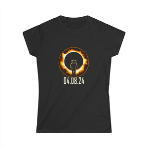 America Totality Spring 4.08.24 Total Solar Eclipse 2024 Shirts for Women