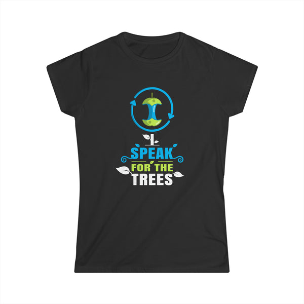 Earth Day I Speak For The Trees Design Nature Lover Women Tops