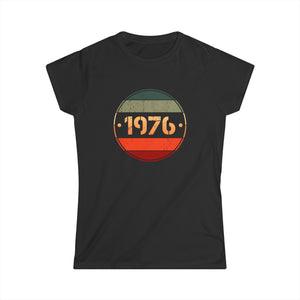 Vintage 1976 Limited Edition 1976 Birthday Shirts for Women Womens T Shirts