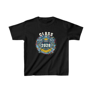 Senior 2028 Class of 2028 Back To School Teacher Students T Shirts for Boys