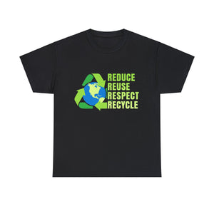 Vintage Green Environment Symbol Novelty Earth Day Environmental Men Shirts Big and Tall Plus Size