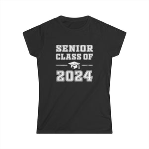 Senior 2024 Class of 2024 for College High School Senior Womens T Shirt