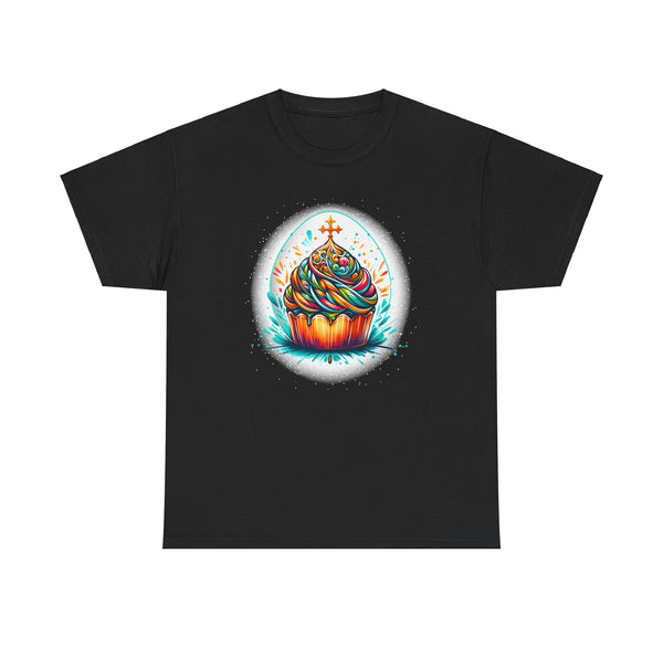 Happy Easter Jesus He Has Risen Orthodox Christian Easter Mens Tshirts for Men Big and Tall