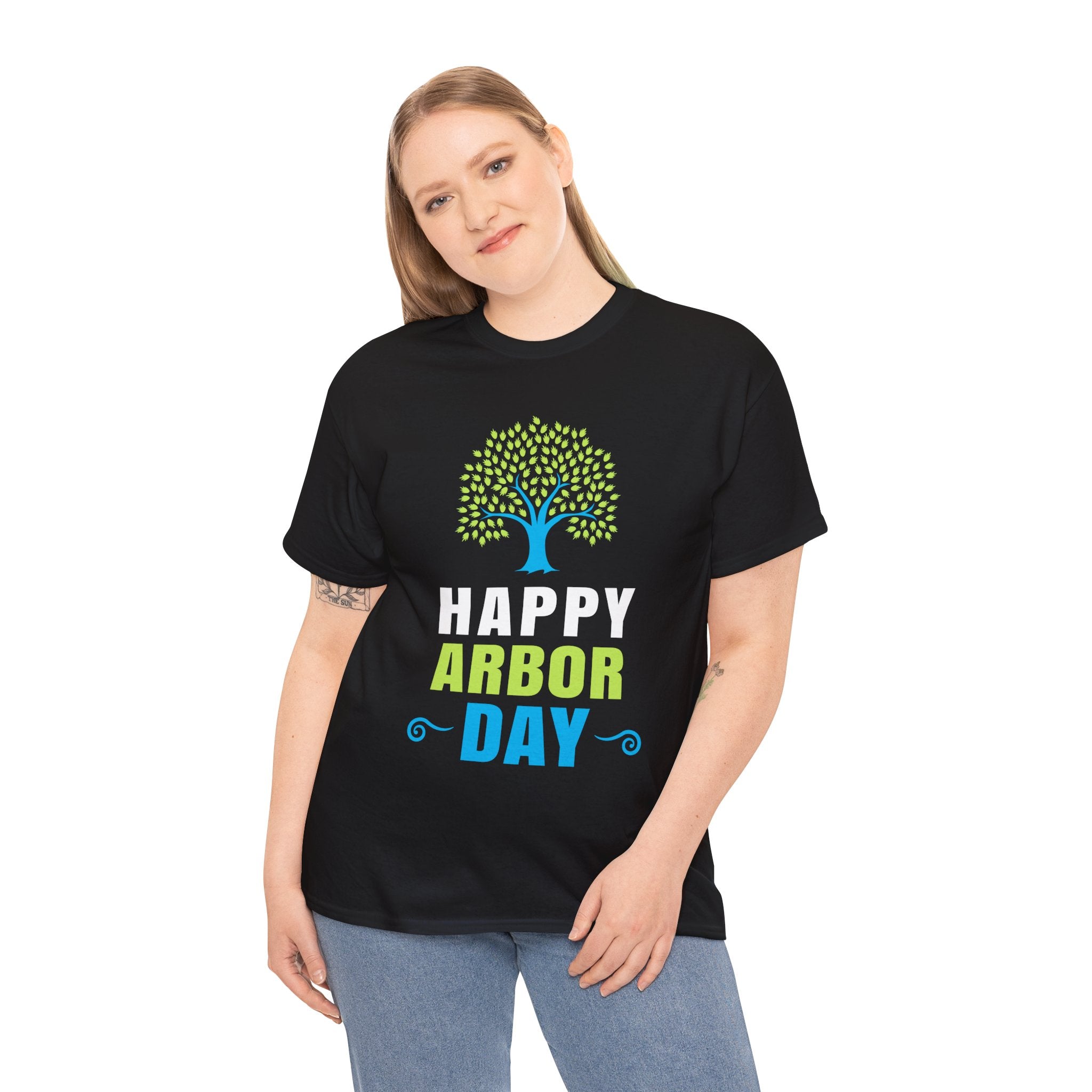 Arbor Day Tree Hugger Tree Care for a Happy Arbor Day Plus Size Shirts for Women