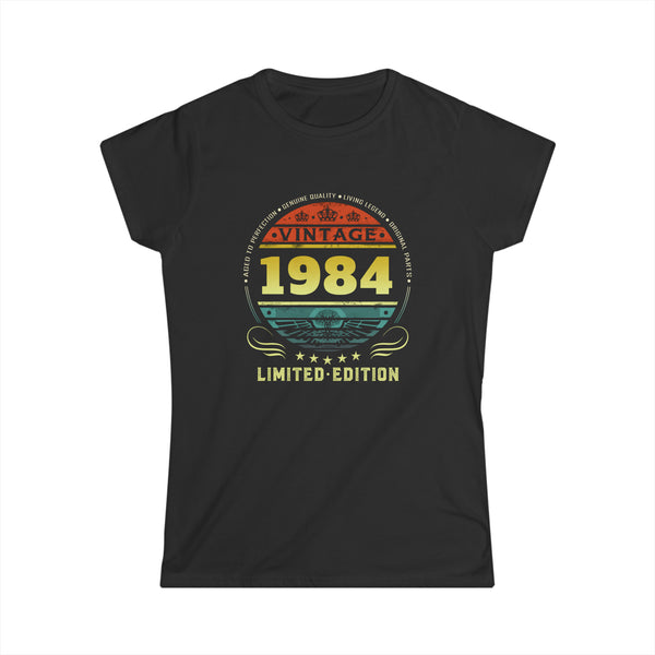 Vintage 1984 Limited Edition 1984 Birthday Shirts for Women Women Shirts