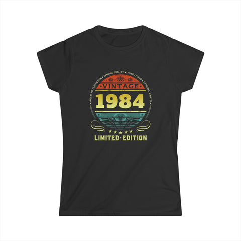 Vintage 1984 Limited Edition 1984 Birthday Shirts for Women Women Shirts