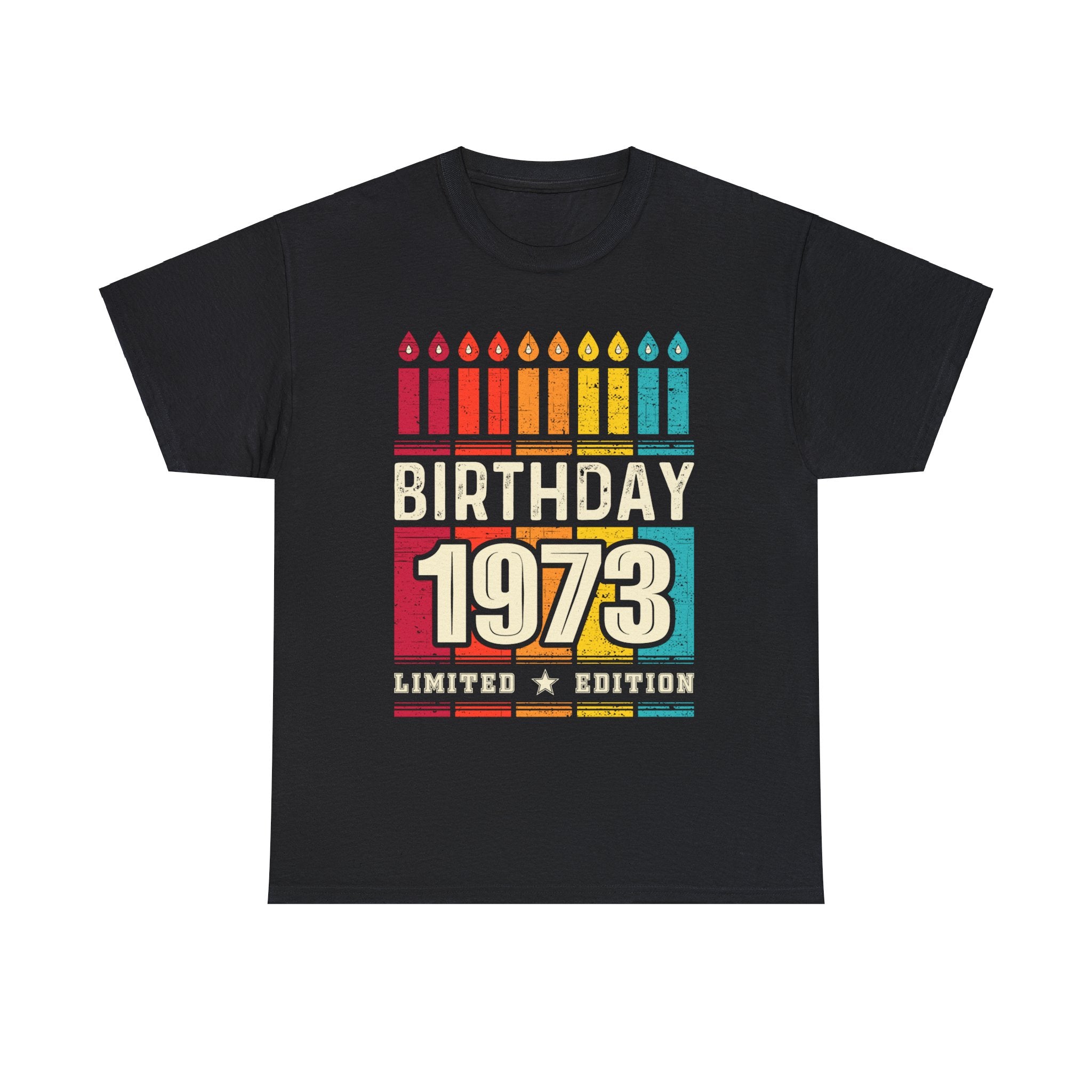 Vintage 1973 TShirt Men Limited Edition BDay 1973 Birthday Big and Tall Tshirts Shirts for Men