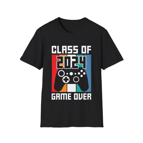 Senior Class of 2024 Gamer Seniors Gaming 2024 Graduation Mens T Shirt