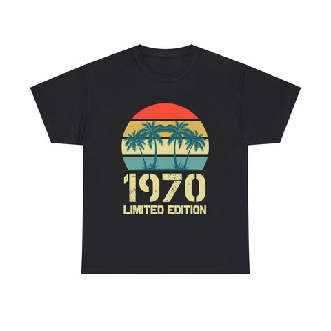 Vintage 1970 Birthday Shirts for Men Funny 1970 Birthday Mens Shirt Plus Size Big and Tall