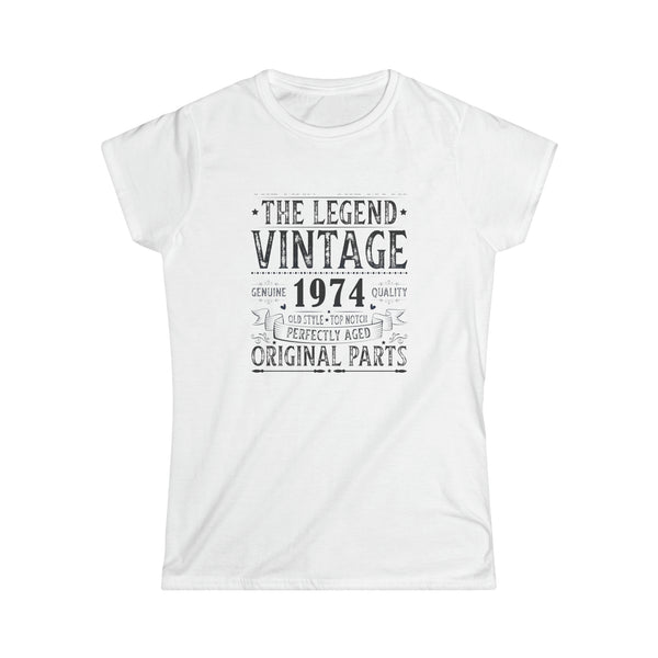 Vintage 1974 TShirt Women Limited Edition BDay 1974 Birthday Womens Shirt