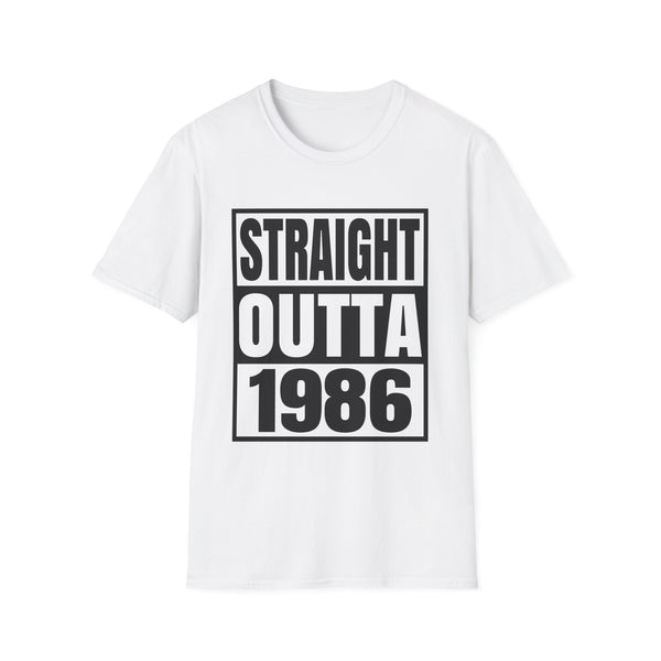 Vintage 1986 TShirt Men Limited Edition BDay 1986 Birthday Mens Shirts