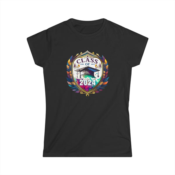 Senior 2024 Class of 2024 Back To School Teacher Students Womens T Shirts