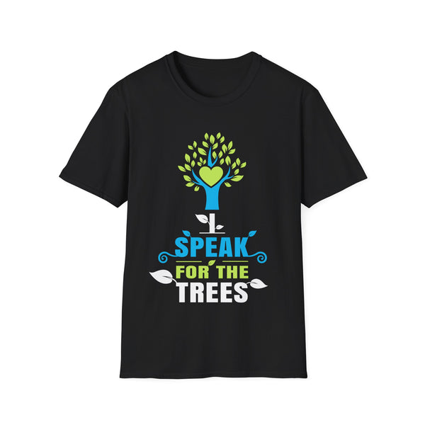 Earth Day I Speak For The Trees Design Nature Lover Shirts for Men