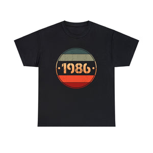 Vintage 1986 Limited Edition 1986 Birthday Shirts for Men Big and Tall Shirts for Men Plus Size