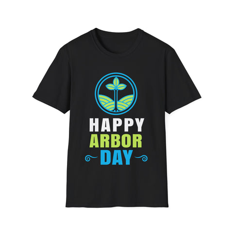 Happy Arbor Day Shirt Earth Day Shirt Tree Planting Mens Tshirts