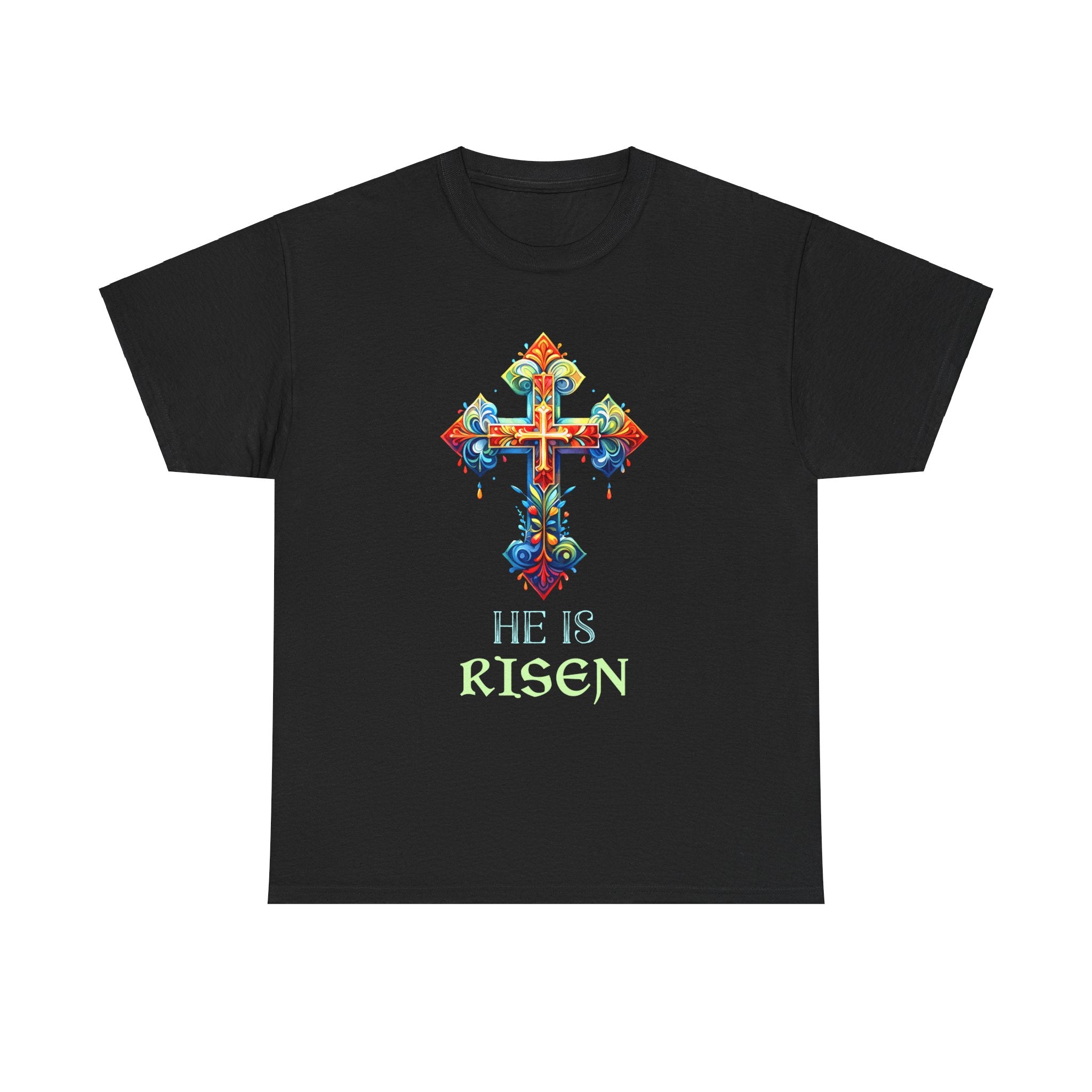 Easter Christian He Is Risen Resurrection Orthodox Easter Shirts for Men Plus Size Big and Tall