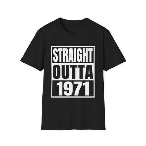 Vintage 1971 T Shirts for Men Retro Funny 1971 Birthday Shirts for Men