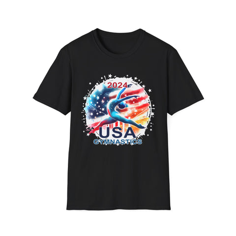 USA 2024 Games United States Gymnastics America 2024 USA Mens T Shirt