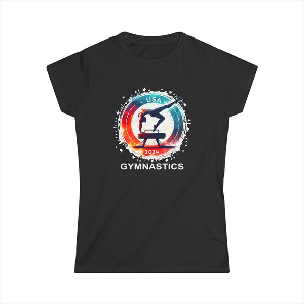 USA 2024 Games United States Sport 2024 USA Mens Gymnastics Womens T Shirts