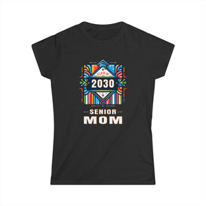 Proud Mom of a Class of 2030 Graduate 2030 Senior Mom 2030 Womens Shirts